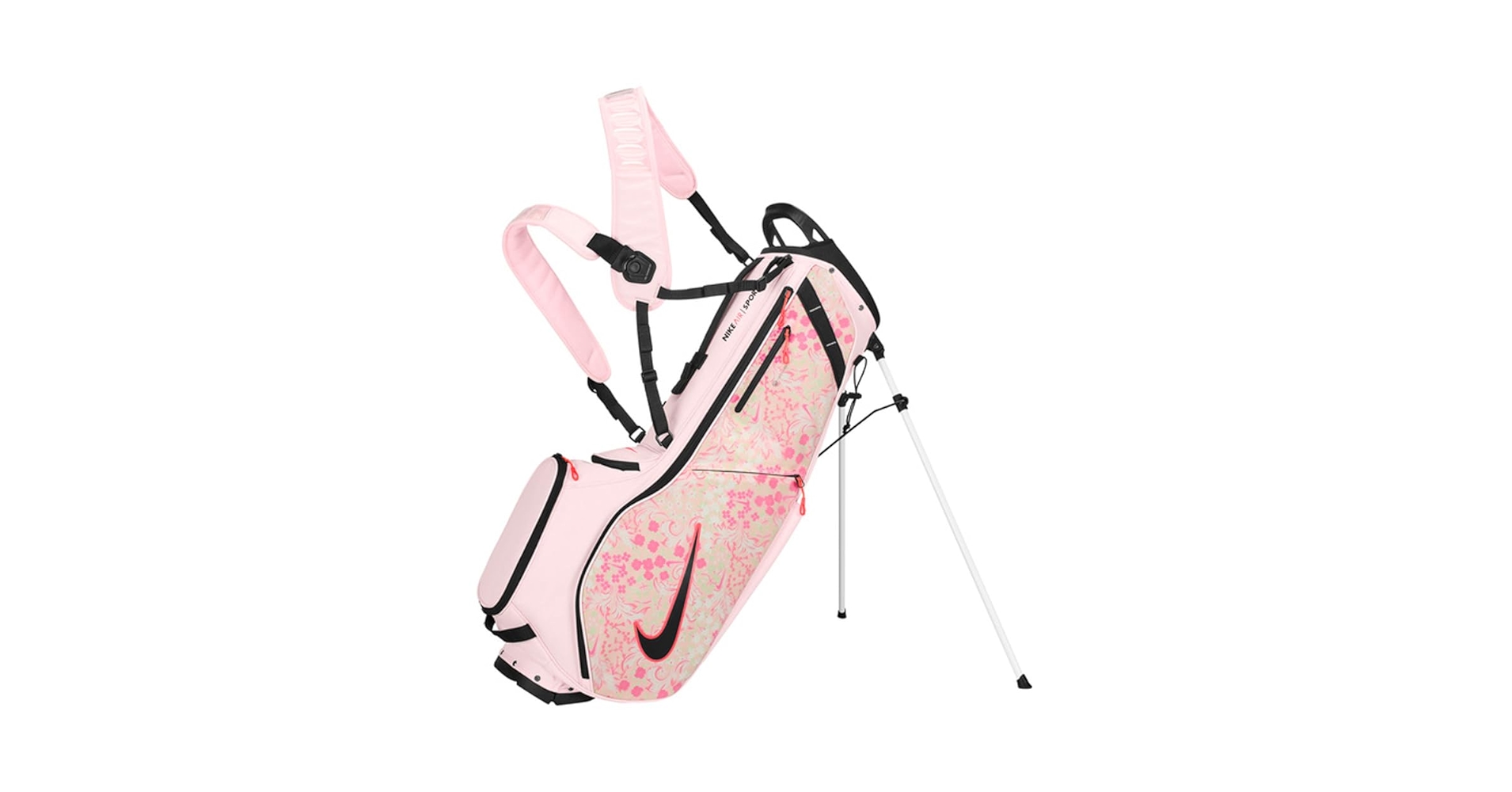 Nikeキャディバッグ 黒/ピンク ナイキ NIKE エアスポーツ2 ゴルフバッグ GF3010 キャディバッグ