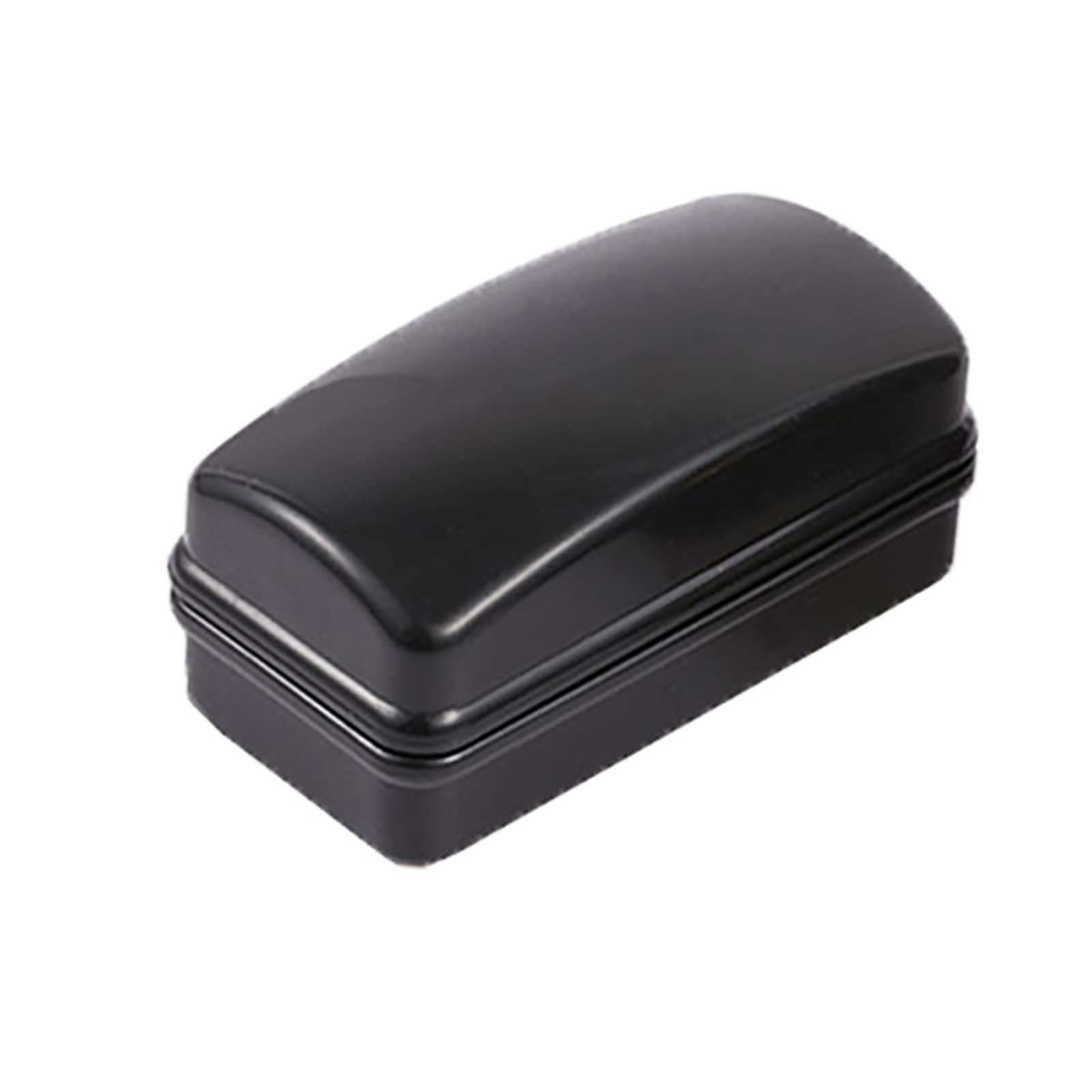Boîte à Boutons de Manchette en Plastique, boîte d'ornement, Boutons de Manchette, Pince à Cravate, pour Affaires de Mariage (Noir 7.7x3.9x3.6cm)