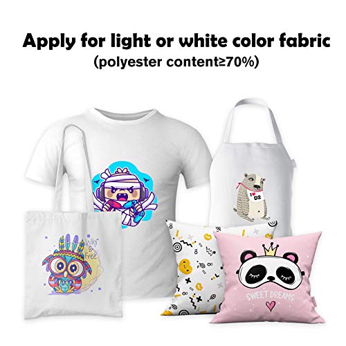 Image of A-SUB Sublimation Paper 4x9.5 Inch, 125gsm | 100 Sheets, Compatible with Inkjet Printer with Sublimation Ink, for DIY Gifts, Shirts, Craft Blanks