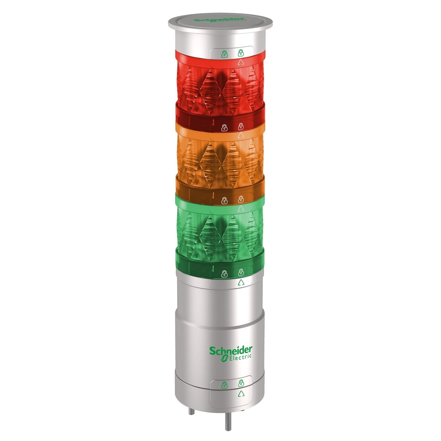 Schneider Electric - Harmony XVU - élément lumineux Ø60 - DEL - fixe - 24VDC - vert - XVUC23