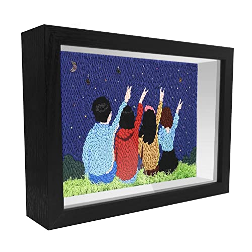 sunmeg 3D shadow Box Frame, 11x14 Deep Picture Frames Wooden Display Personalised Photo Frames Gifts for Crafts Anniversary
