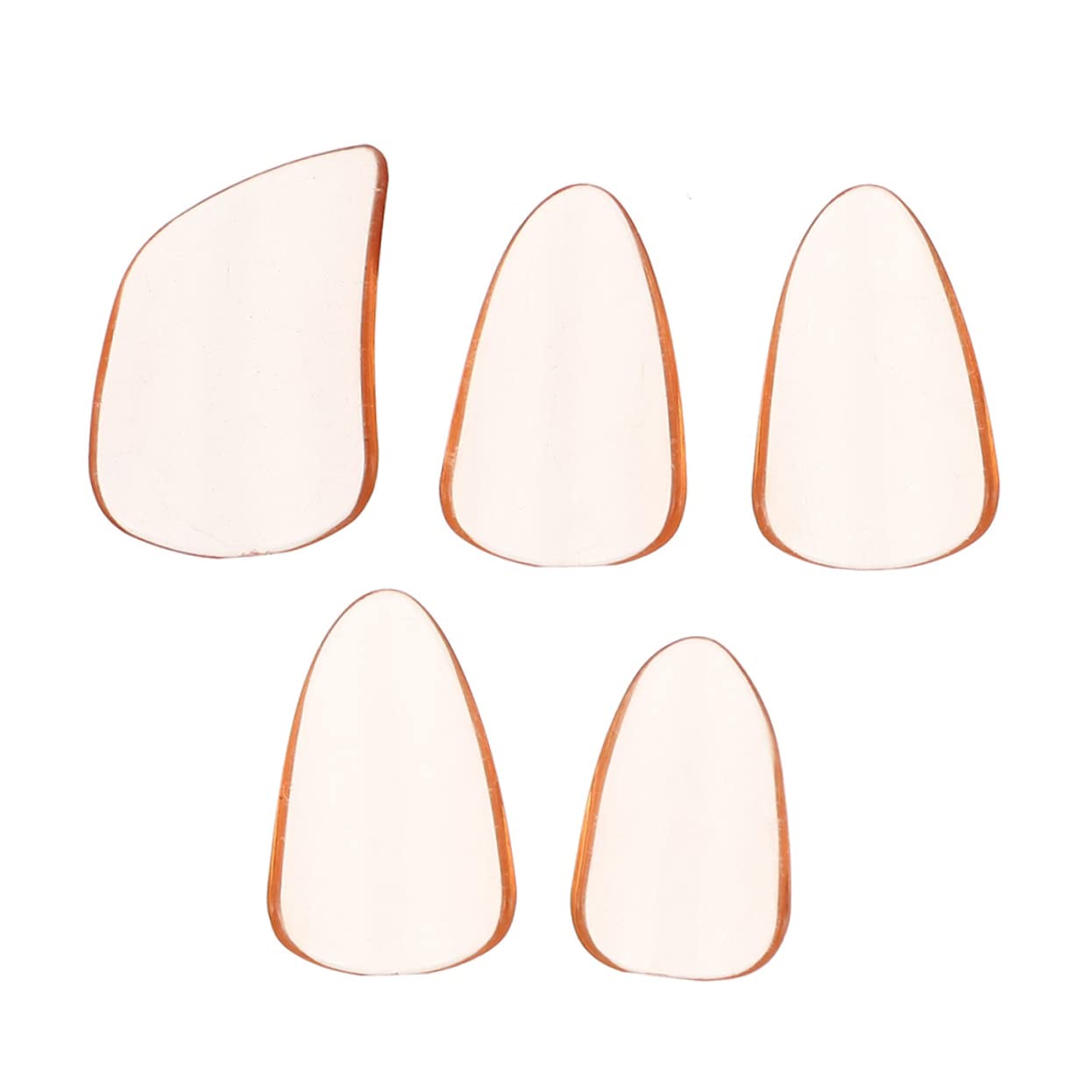 VOSAREA Professional Pipa Nails 5 Pack Guzheng Accessories Ergonomic Design for Nail and String Fit