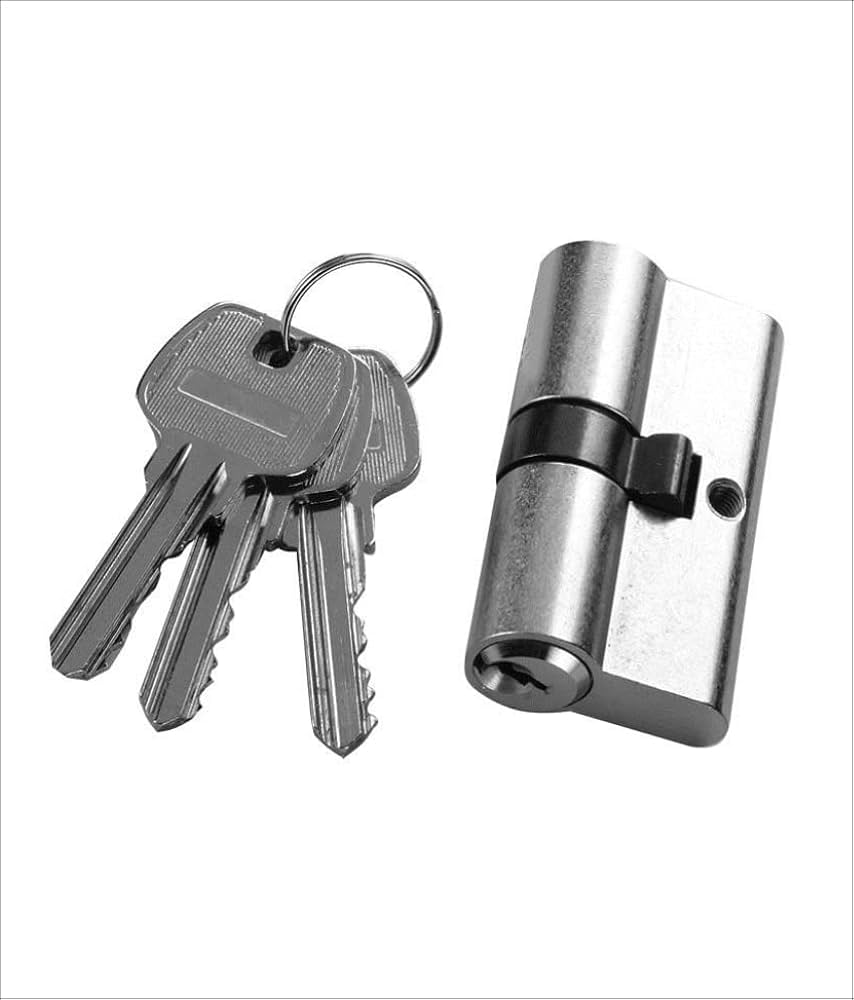 Ozone OMC-22E-K2K 60MM SN Mortise Lock Cylinder : Amazon.in