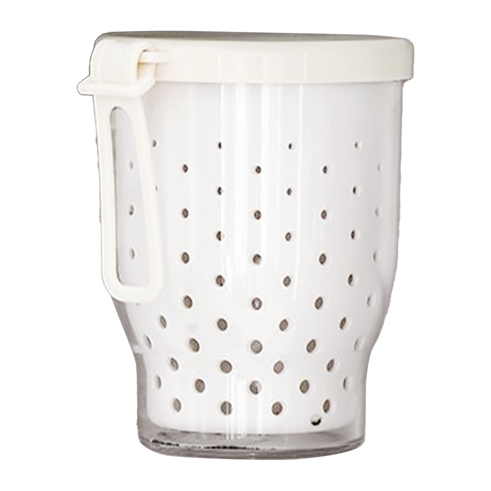 Tarro para overnight oats y taza portátil con separador de cereales y frutas para el yogur