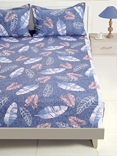 Image of Swayam Ananda-Premium 100% Cotton 200 TC,Microfiber Fill 150 GSM -Floral Pattern-Single Comforter, Brown, Yellow