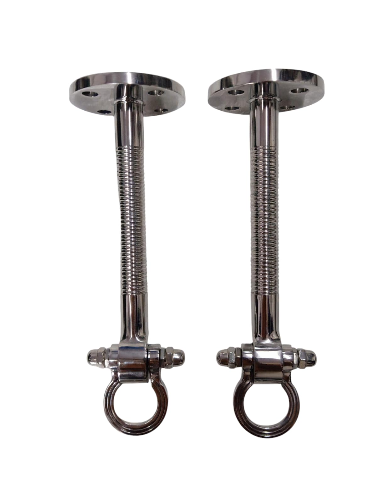 12 inch HI-Grade Heavy Duty Pure Stainless Steel Super Quality Life TIME WARRENTY, Ceiling KADA Swing, Weight Capacity of 1000KG, (Pack of 2PCS) Strong and Sturdy-image-24