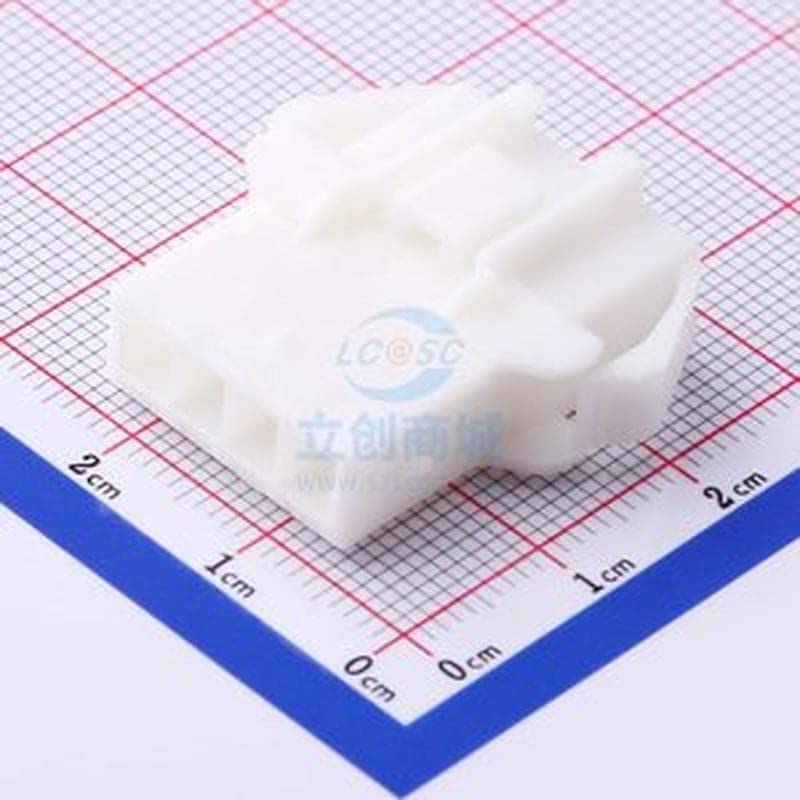 10 Pcs 4P, Pitch 3.96mm Crimp Terminal Plastic Shell- - - 316502-1