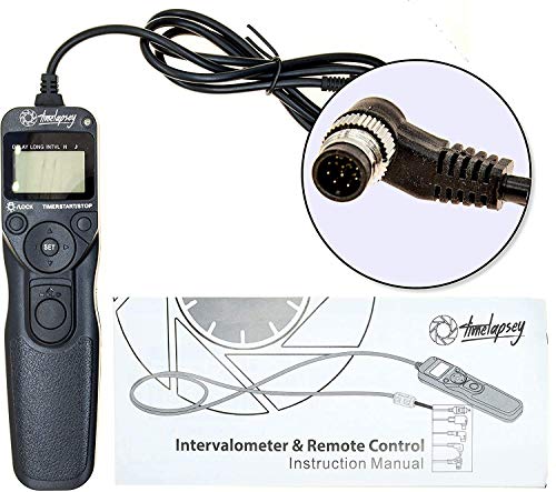 PROtastic® DSLR Intervalometro/Timer Shutter Release per Fotografia Time-lapse + Astro Long Exposure (cavo Nikon MC30)