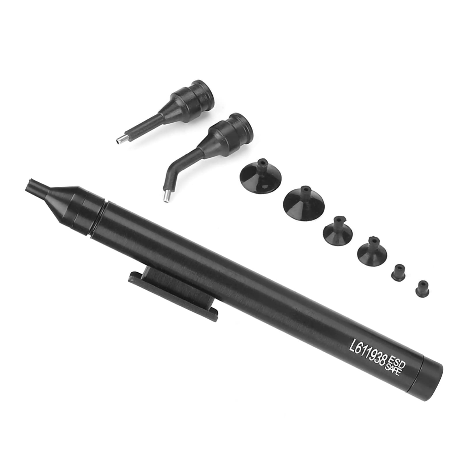 Akozon Präziser Manueller Vakuum-Saugstift Zum Löten mit IC-SMD-Pickup-Kit und Saugnäpfen