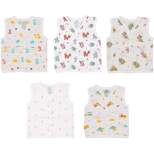 Organic Cotton Muslin Button Jabla - 9-12 Months