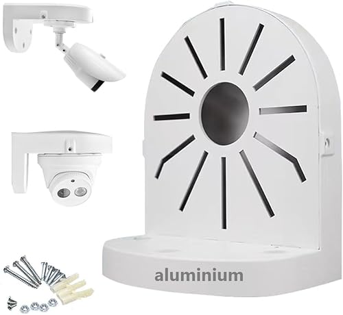 Soporte de montaje para cámara de seguridad, soporte de montaje en pared de aluminio para interiores y exteriores, soporte tipo L para CCTV, cúpula