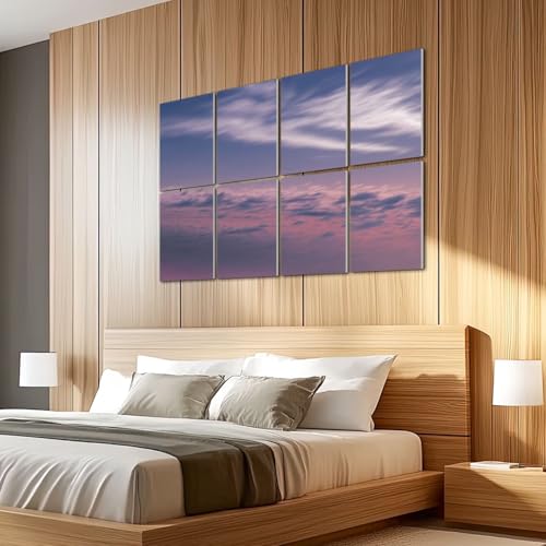 8 Pack Paneles Acústicos Decorativos Autoadhesivos Sunrise Atlantic Ocean 48"x32" para Oficina Casa Estudio miniatura 5