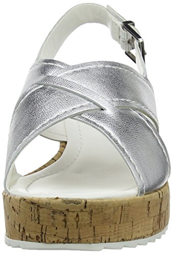 Dune Kriss, Tacchi Sling Indietro Donna, Argento