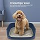 Tragbarer Toilettentrainer für drinnen und draußen -Hundetoiletten -Pee Pad Holder - Puppy Training Pads -Welpentoilette Hundetoilette Hundeklo -50 * 40 * 14cm.