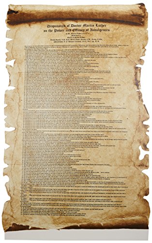 Wet Paint Printing H21016 Martin Luther 95 Theses Cardboard Cutout Standup