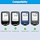 MEDMAX Hülle für Freestyle Libre 3/2 / Libre Reader Blutzuckermessgerät, stoßfeste Kunstleder Schutzhülle Cover mit Karabiner-Clip und Handschlaufe für Diabetiker, Braun
