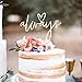 Always Cake Toppersï¼ŒAlways love Cake Toppers,wooden cake topperï¼Œrustic wood,Confession of Love, Bridal Shower, Anniversary, Vow Renewal,Engagement,Wedding Party Decoration Supplies.