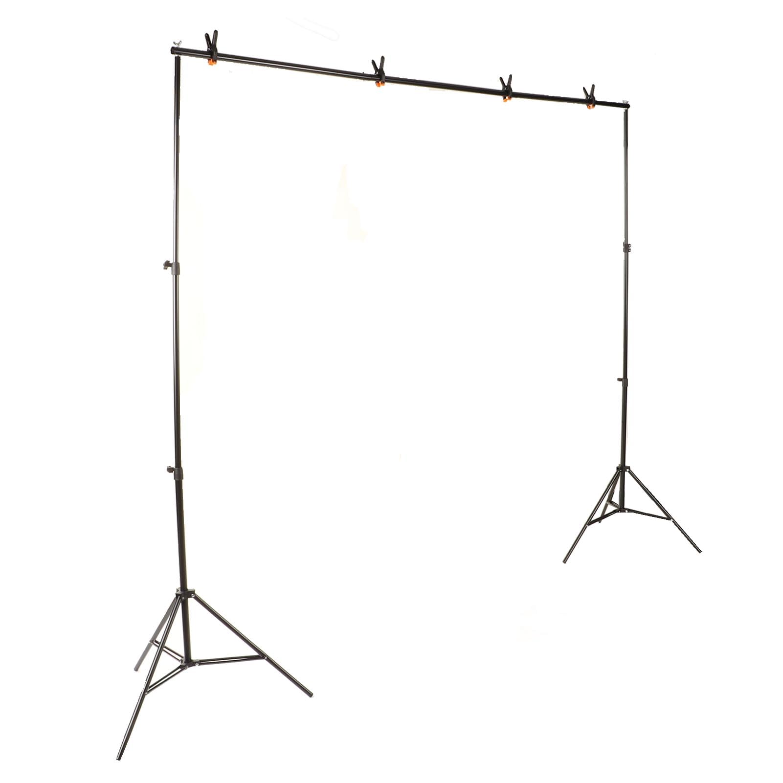 Kit de Soporte de Fondo Fotográfico, de Soporte de Aleación de Aluminio Ajustable para Fotografía de Estudio de Retrato de 70 a 200cm