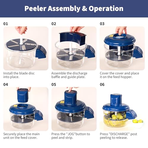 Save 50% Off Automatic Grape & Vegetable Peeler Machine - Image 6