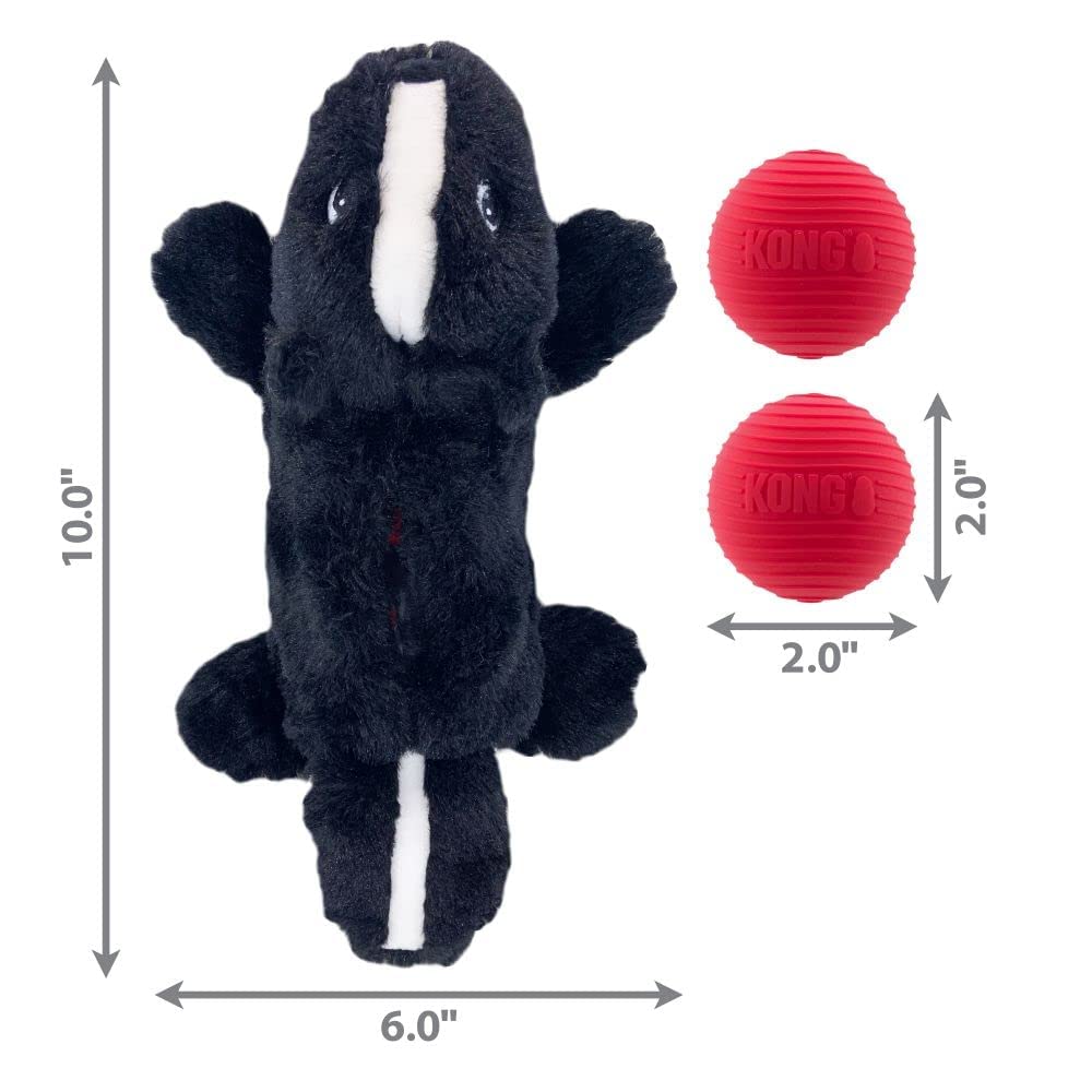 Kong - Cozie Pocketz Skunk S 29 X 14 X 6cm, Black - Image 3