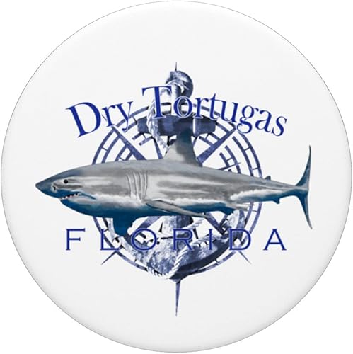 Miniatura 3 de Dry Tortugas Florida Nautical Sailing Boating PopSockets Swappable PopGrip