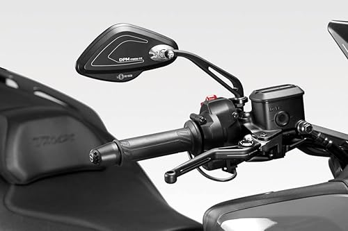TMAX 560 202223 - Kit Mirrors 'Police' (R-0969) - Side Bar Mirrors - Aluminium - De Pretto Moto Accessories (DPM Race) - 100% Made in Italy