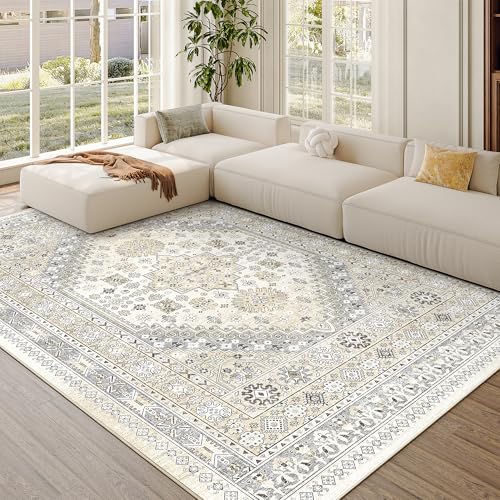 zesthome 5x7 Area Rugs - Ultra-Thin Washble Rug, Stain Resistant