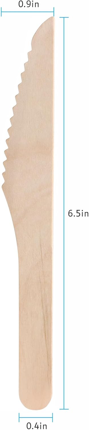 Pantry Value [Case of 3600] Compostable Wooden Cutlery Set, 1800 Forks - 1200 Spoons - 600 Knives Disposable Utensils for Parties, Camping, and Everyday Use - Biodegradable Silverware Sets