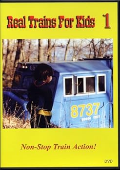 DVD Real Trains For Kids 1 Book
