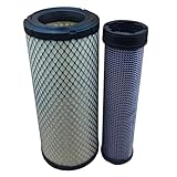 Sincerity 119160-12560 119160-12570 Air Filter Kit Compatible with YANMAR+Excavators SV100-2A,