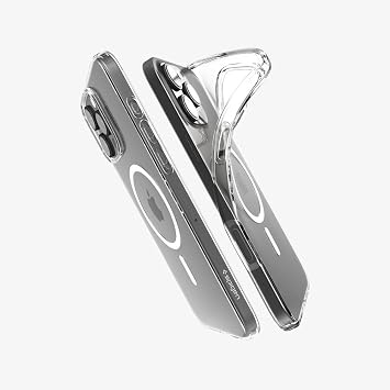 Spigen iPhone 16 Pro ile Uyumlu MagSafe Kılıf Crystal Flex Mag Fit Sararmaya Dayanıklı ince Şeffaf Kapak - ACS08393 (Spigen TR Garantili)
