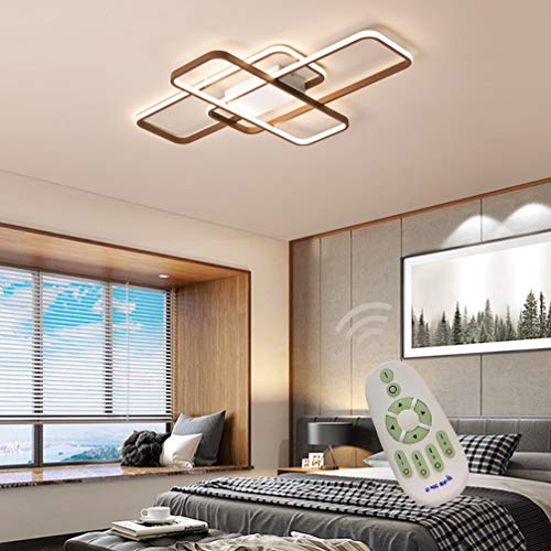 Chandelier chic square 3-ring fini haut de gamme pour salon et chambre