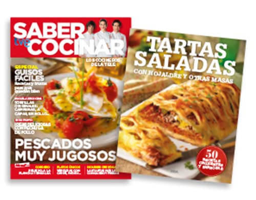 Pack Saber Cocinar #098 | Revista: Pescados muy jugosos + Libro: Tartas Saladas