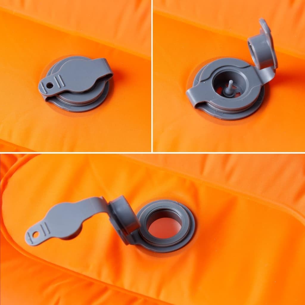 Selbstaufblasende Isomatte mit Kissen in Grün für Camping, Trekking, Outdoor, Wandern, Festival, Ultraleicht, wasserdicht, bequem, kompakt, langlebig, wasserfest