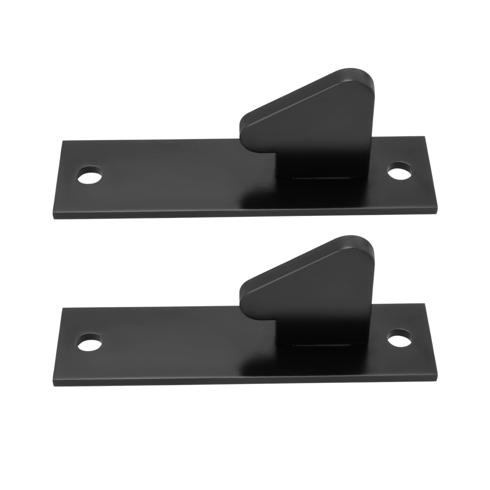 2-Pack Steel Gate Latch Catch Plate - 62mm Hole Spacing Replacement For Suffolk Latches