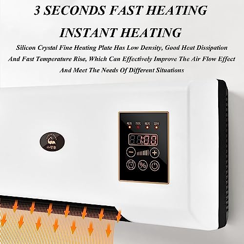 Mini Portable Air Conditioner - 1800W Wall Mounted AC with Remote Control & Timer for Bedroom, Office - Efficient Cooling for Personalized Comfort – Image 6