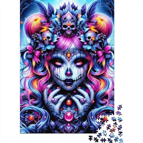Puzzle de 1000 piezas neón de estilo fantasía para decorar tu salón favorito en familia