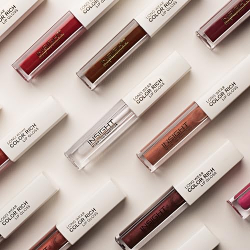 Insight Long Wear Color Rich Lip Gloss |Highly Pigmented|Glossy Texture |Long Lasting |Dramatic Color |Keeps Lips Hydrating (LG41-01) - Image 7