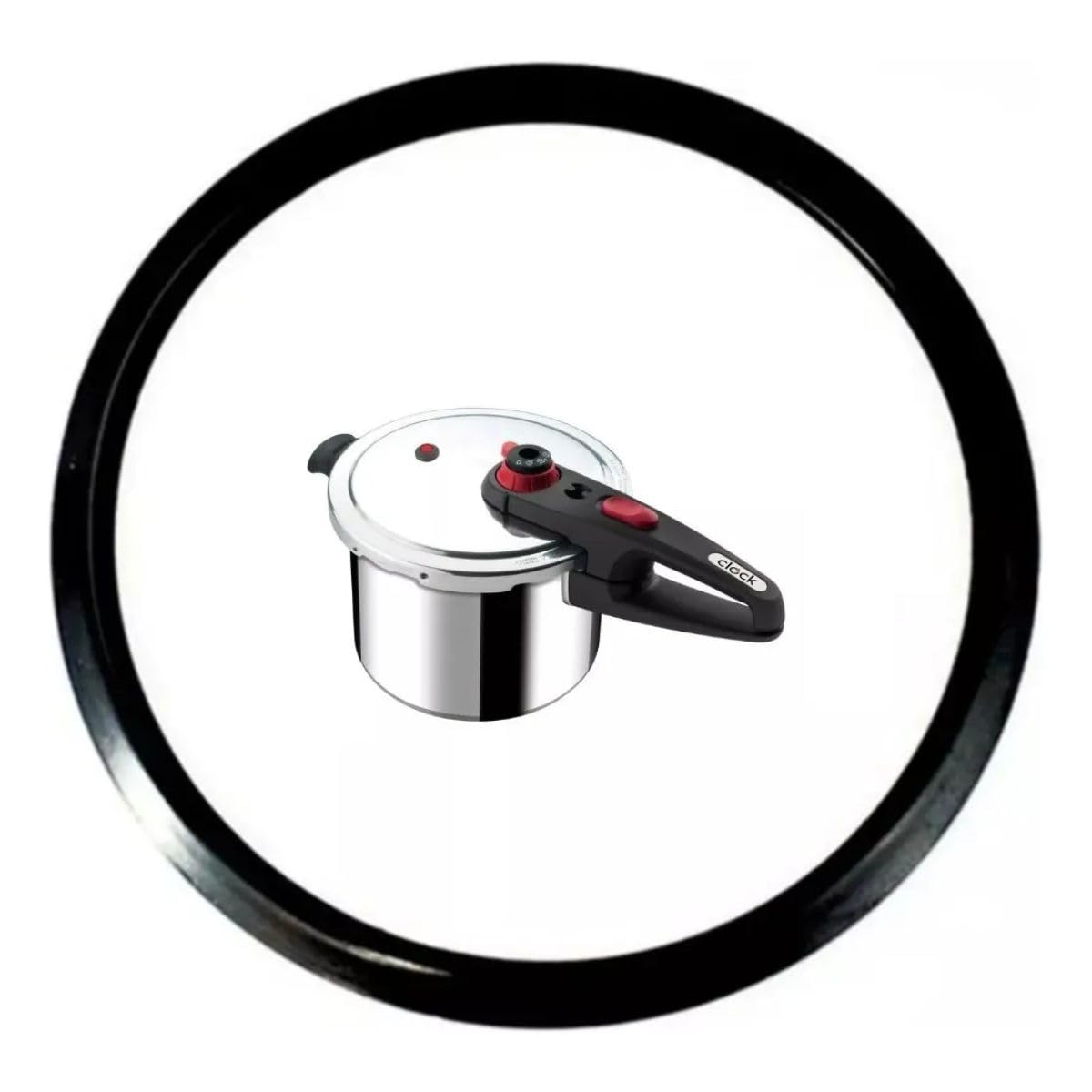 Borracha Panela De Pressão 4,5l Clock Conforto
