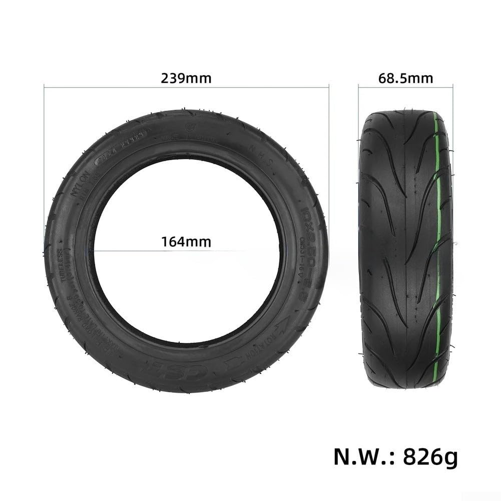 Leichter 826g Reifen 10x2.5-6.5 für Städtische Touren(B)