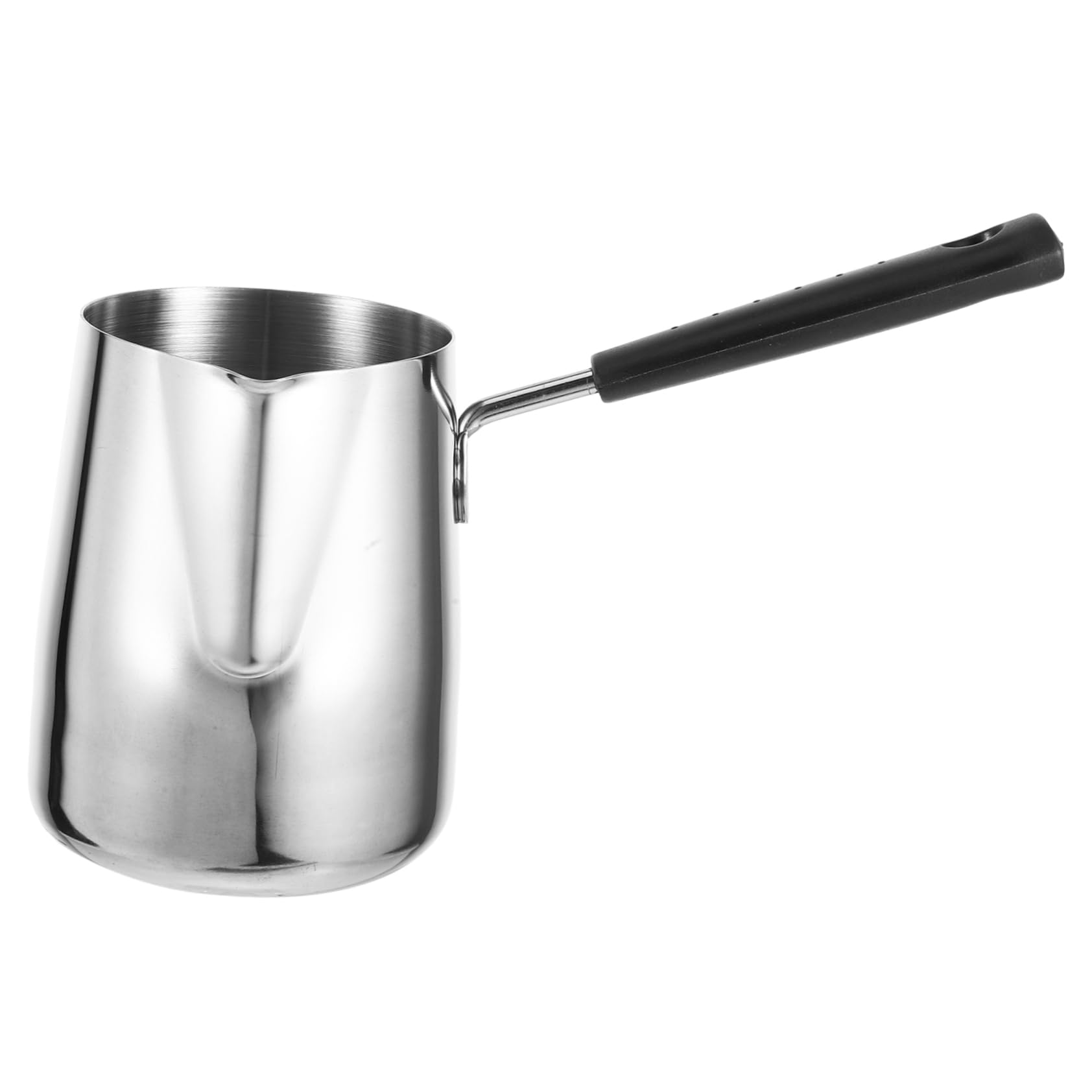 STOBAZA Greek Coffee Pot Warmer 600ml Makers Pots Milk Warmer Wide Bottom Design Easy to Clean Heat Retention