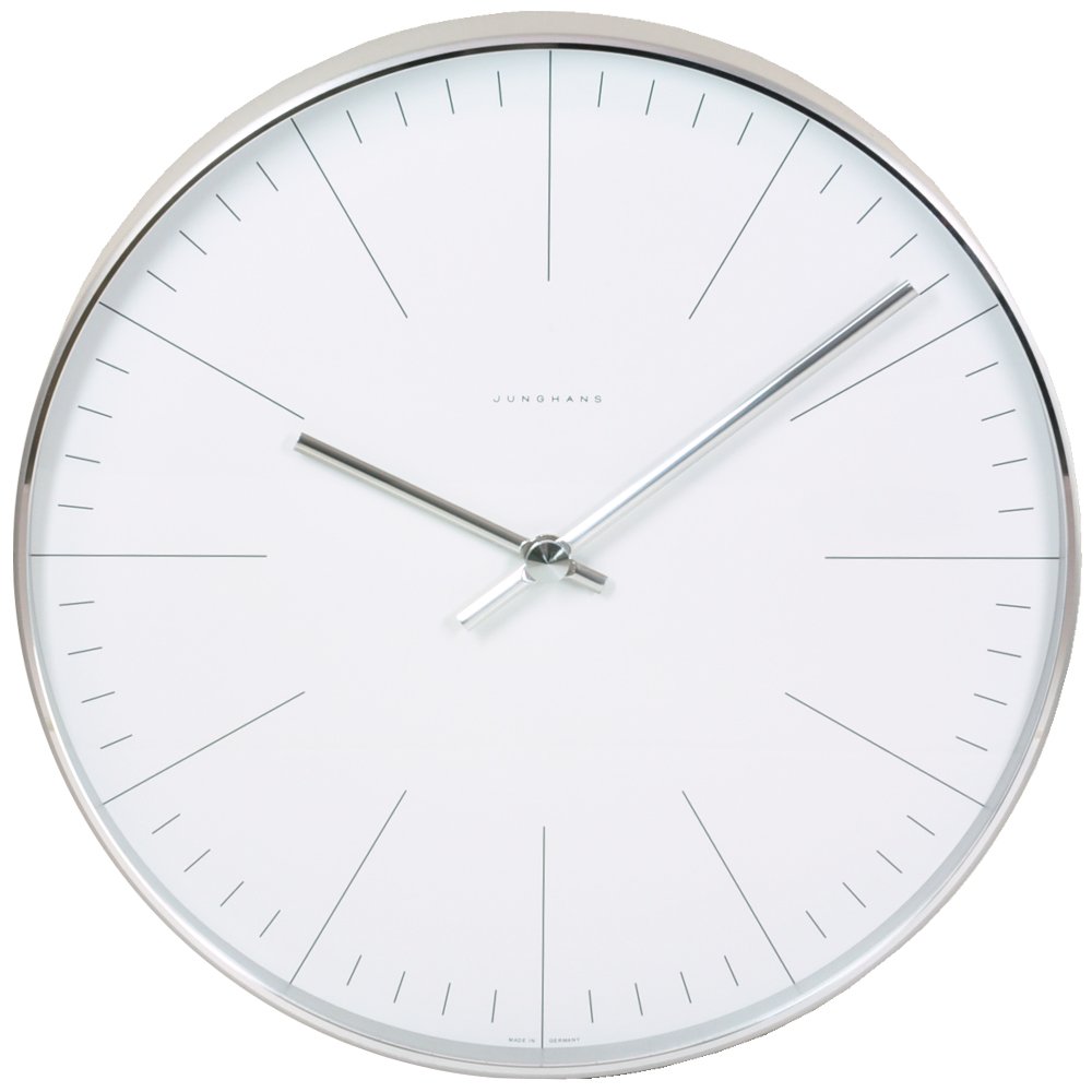ユンハンス JUNGHANS 掛け時計 マックスビル 30cm アラビア数字