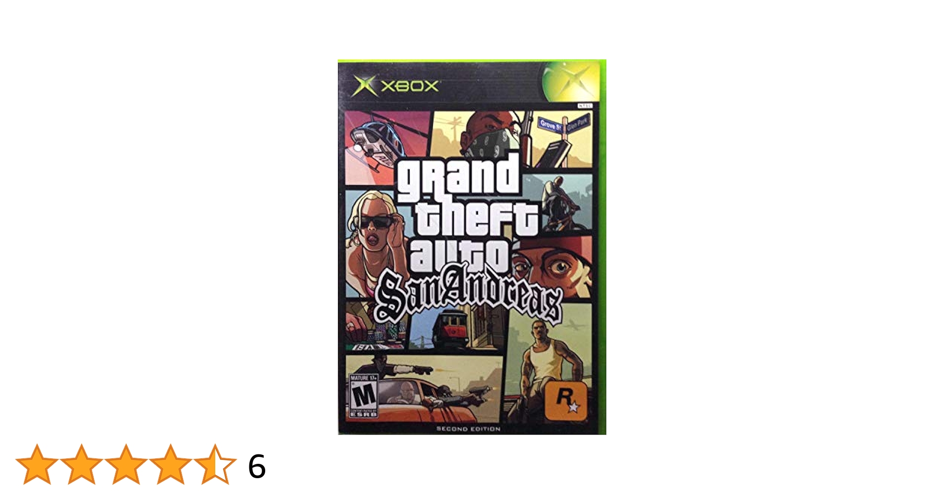 レア\" grand theft auto \"san andreas\" GRAND THEFT AUTO SAN ANDREAS for XBOX 'RARE AND HARD TO FIND
