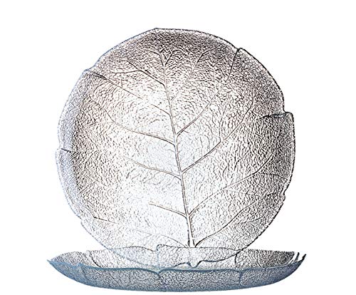 Arc International Aspen Set of 6 Tempered Glass 9.5 Inch Dinner Plates