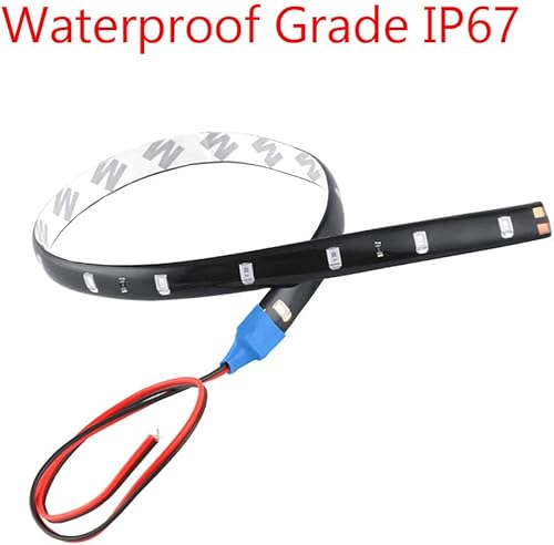 Miniatura 5 de Esupport - Tira flexible de luces para auto, 8 unidades, 30 cm11.8 pulgadas, 15 Ledes, SMD, resistente al agua
