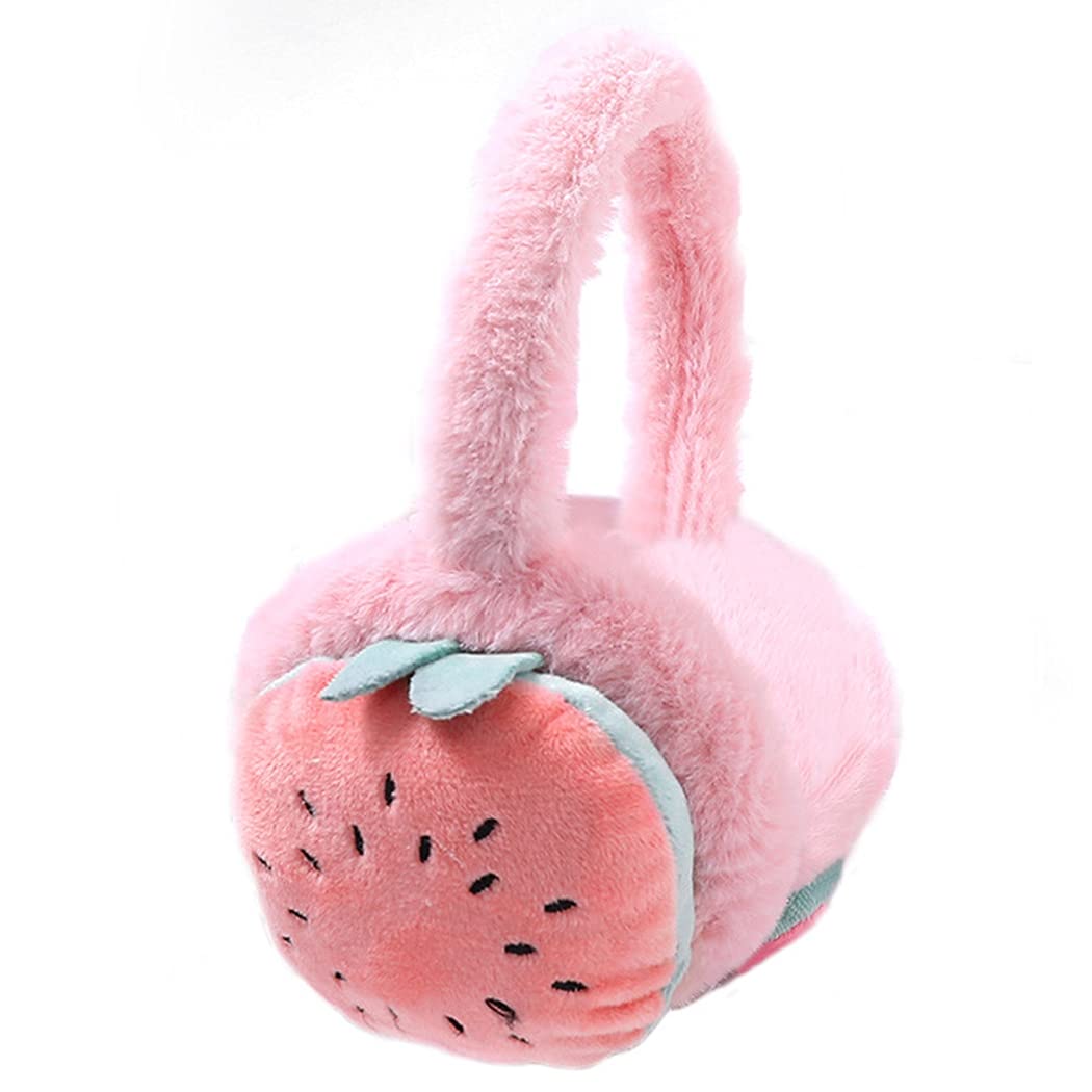 YHomU Winter Earmuff Cute Plush Comfy Protective Soft Skin Friendly Breathable Ear Muff Ear Warmer for Children Soft Comfy Skin Friendly