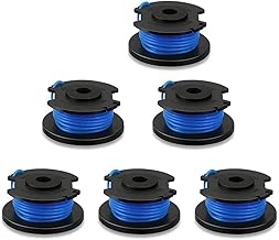 Replacement Strimmer Line Spool for Ryobi One+ AC14RL3A 18V 24V 40V Line Trimmer Replacement Spool 1.65mm 11ft for Strimmer (6 Spools)