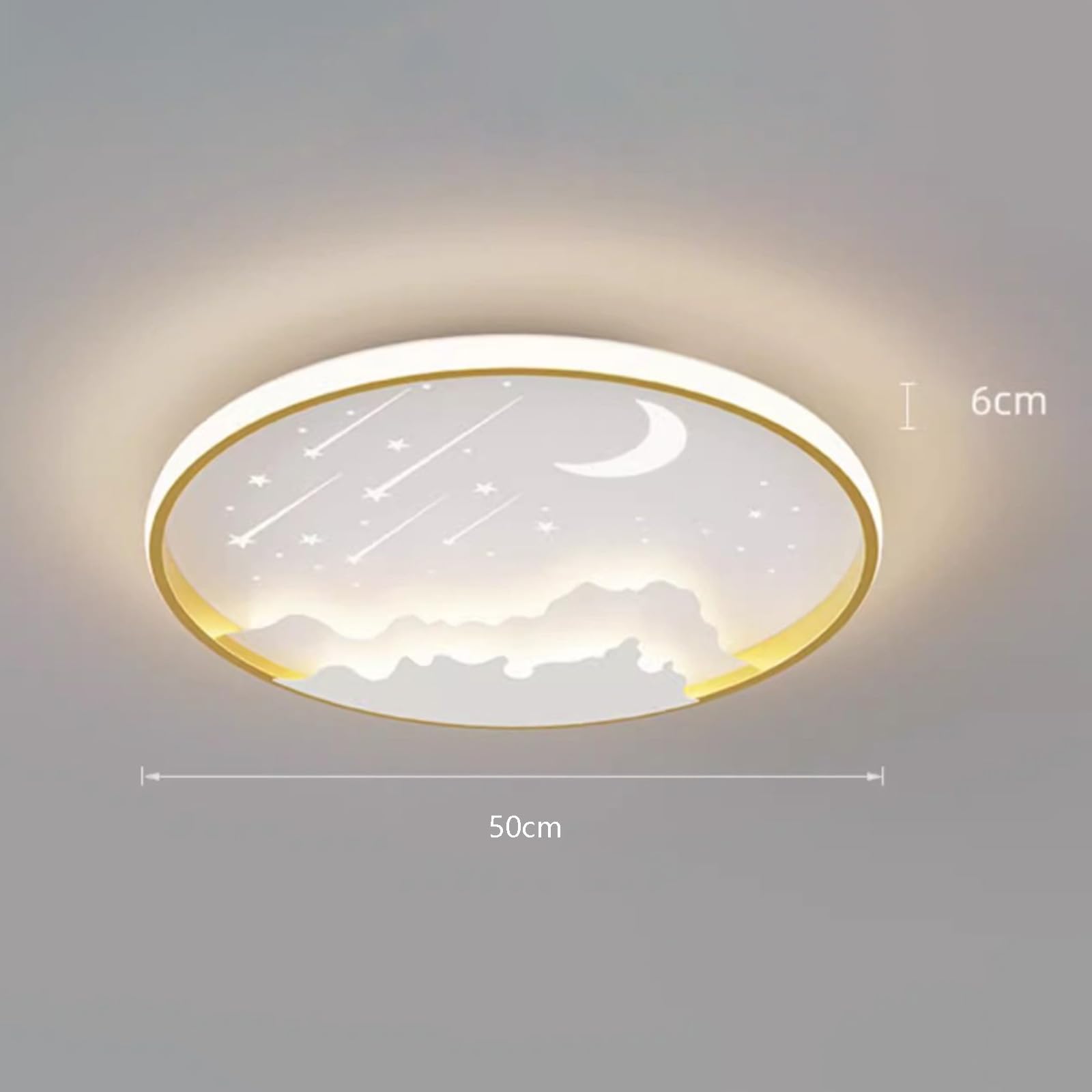 Lampa sufitowa LED do wnętrz z pilotem zdalnego sterowania, nowoczesna ściemniana lampa sufitowa 2700K-6500K, kreatywne oświetlenie sufitowe, sufitowe lampy sufitowe do sypialni, korytarza, salonu