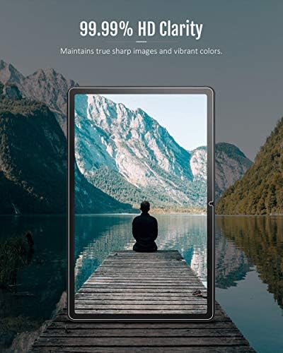 MoKo 2-Pack Screen Protector for Lenovo Tab P11 Plus 2021 (TB-J616F/607F)&P11 2020 (TB-J606F/606X/606L) 11", Anti-Bubble 9H HD Fingerprint-Free High-Sensitivity Tempered Glass Screen Protector Film