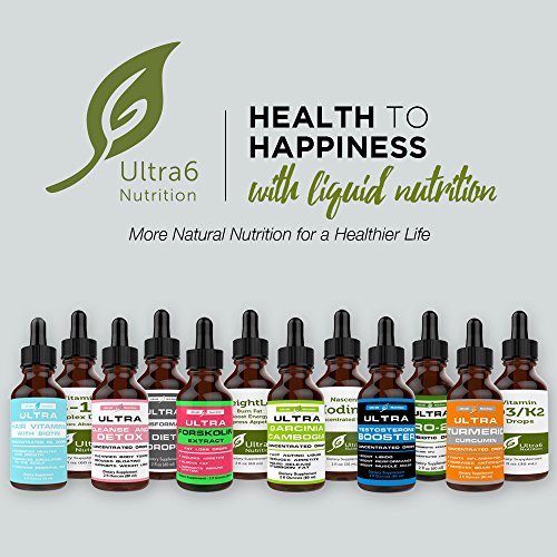 Ultra6 Nutrition Liver Cleanse Detox & Repair Drops with Milk Thistle, Dandelion Root & Artichoke Extract - Liver Detox Supplement and Colon Cleanser - Image 6